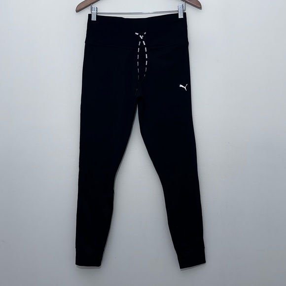 Puma Ladies Tights Jogger Cuffs with Drawstrings with Key/ID Pocket size Medium - Picture 2 of 8